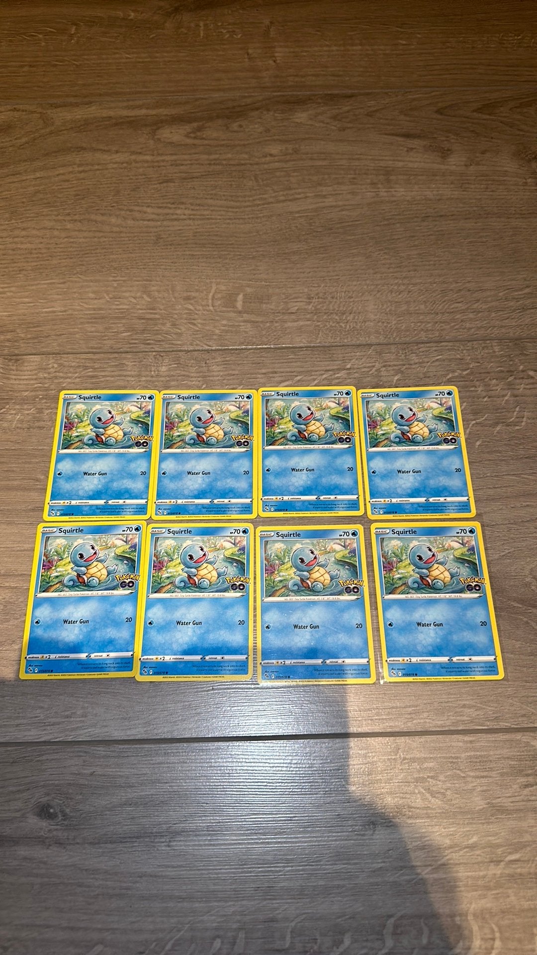 8x Squirtle - Pokemon Kaart, Ophalen of Verzenden, Zo goed als nieuw