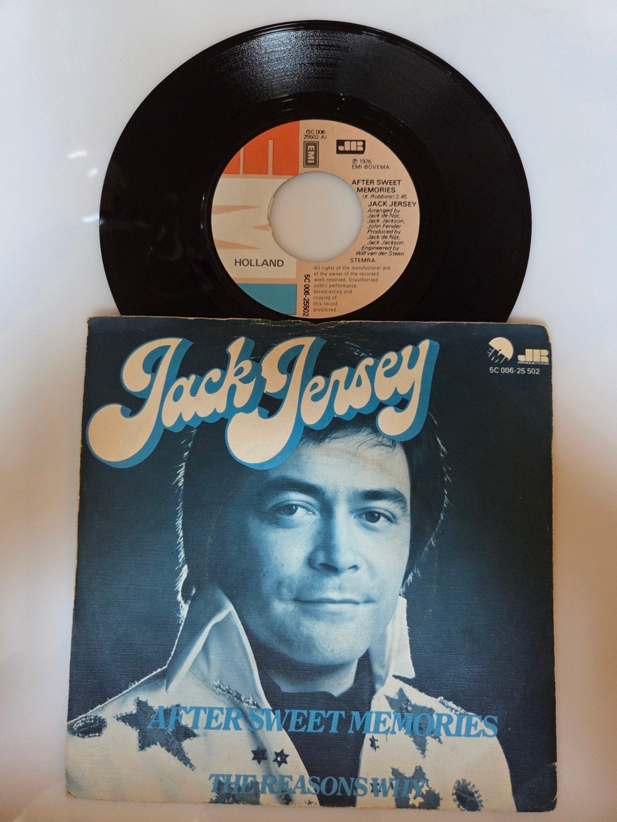 Jack Jersey - After sweet memories, Ophalen of Verzenden, Gebruikt, 7 inch, Pop