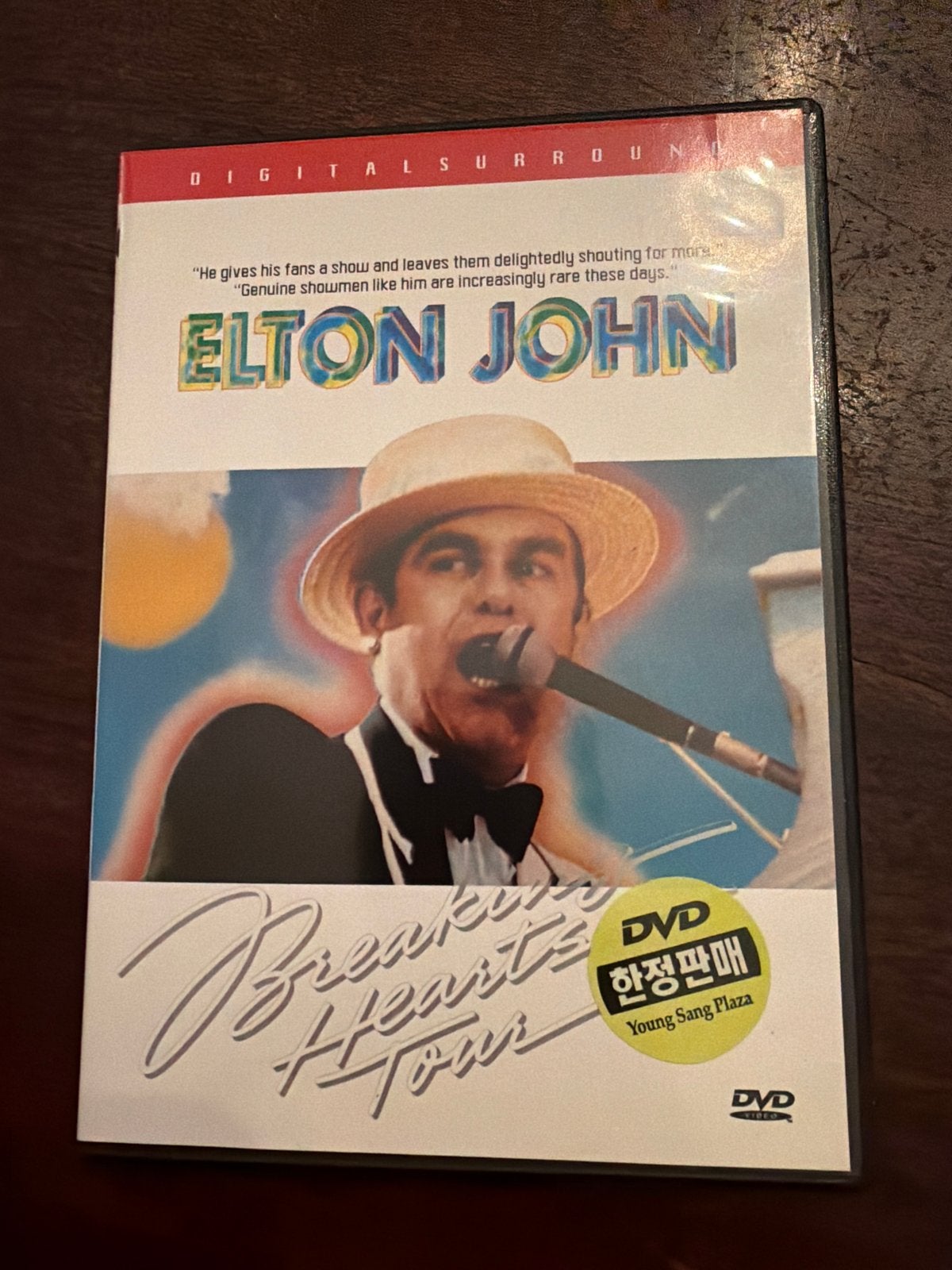 Elton John Breaking Hearts Tour DVD - Koreaanse Import, Import, Engels, Engels, Ophalen of Verzenden