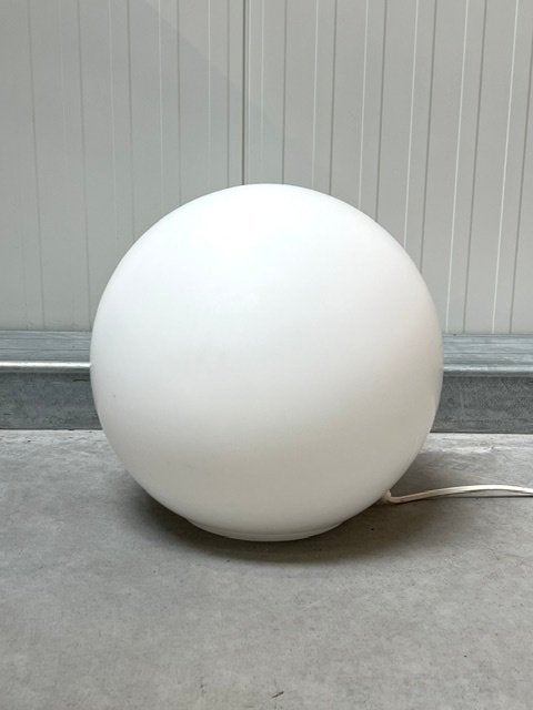 ILU Design tafellamp bollamp modern wit glas, Met schakelaar, Wit, Overige merken, Gebruikt