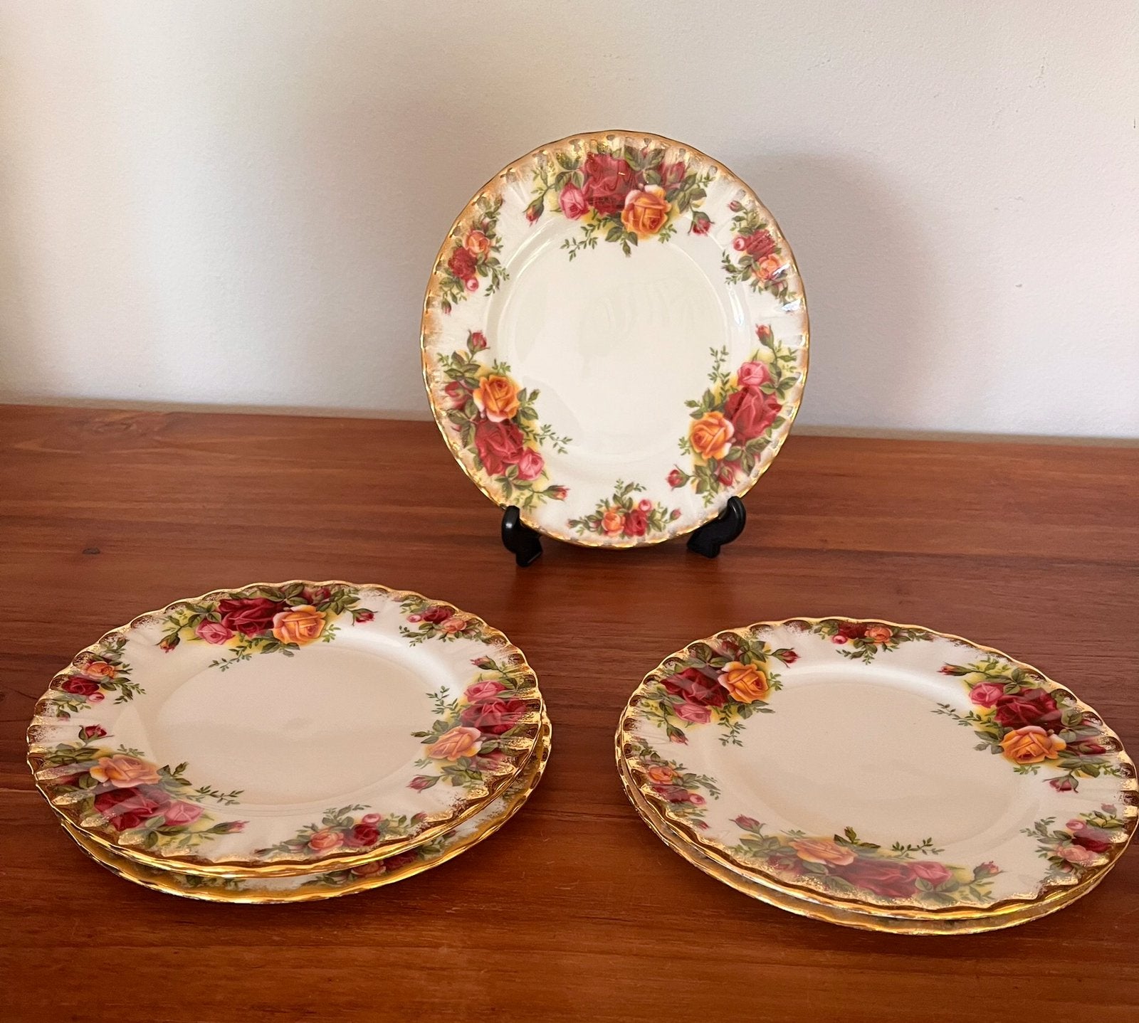 Royal Alber Old Country Roses bordjes 6x, Ophalen of Verzenden