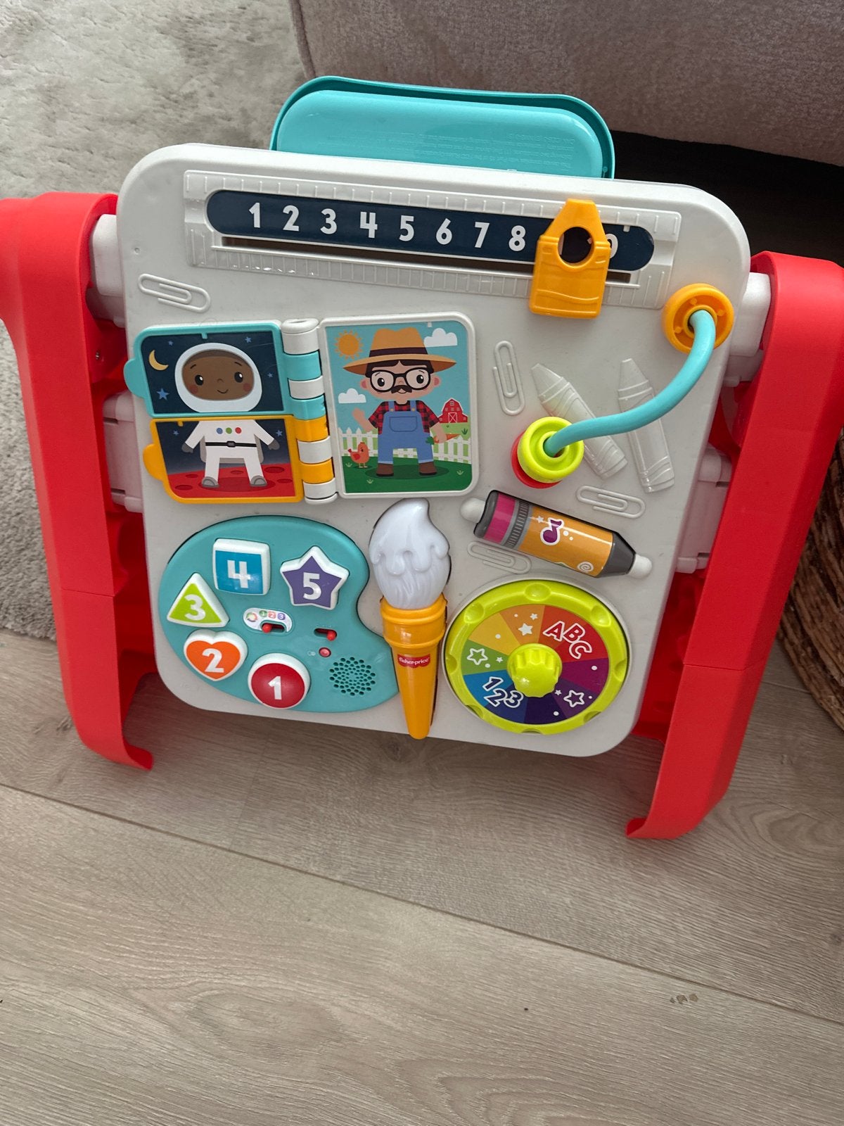 Fisher-Price Leerplezier Activiteitenpaneel, Ophalen of Verzenden, Zo goed als nieuw, Overige typen, Met geluid