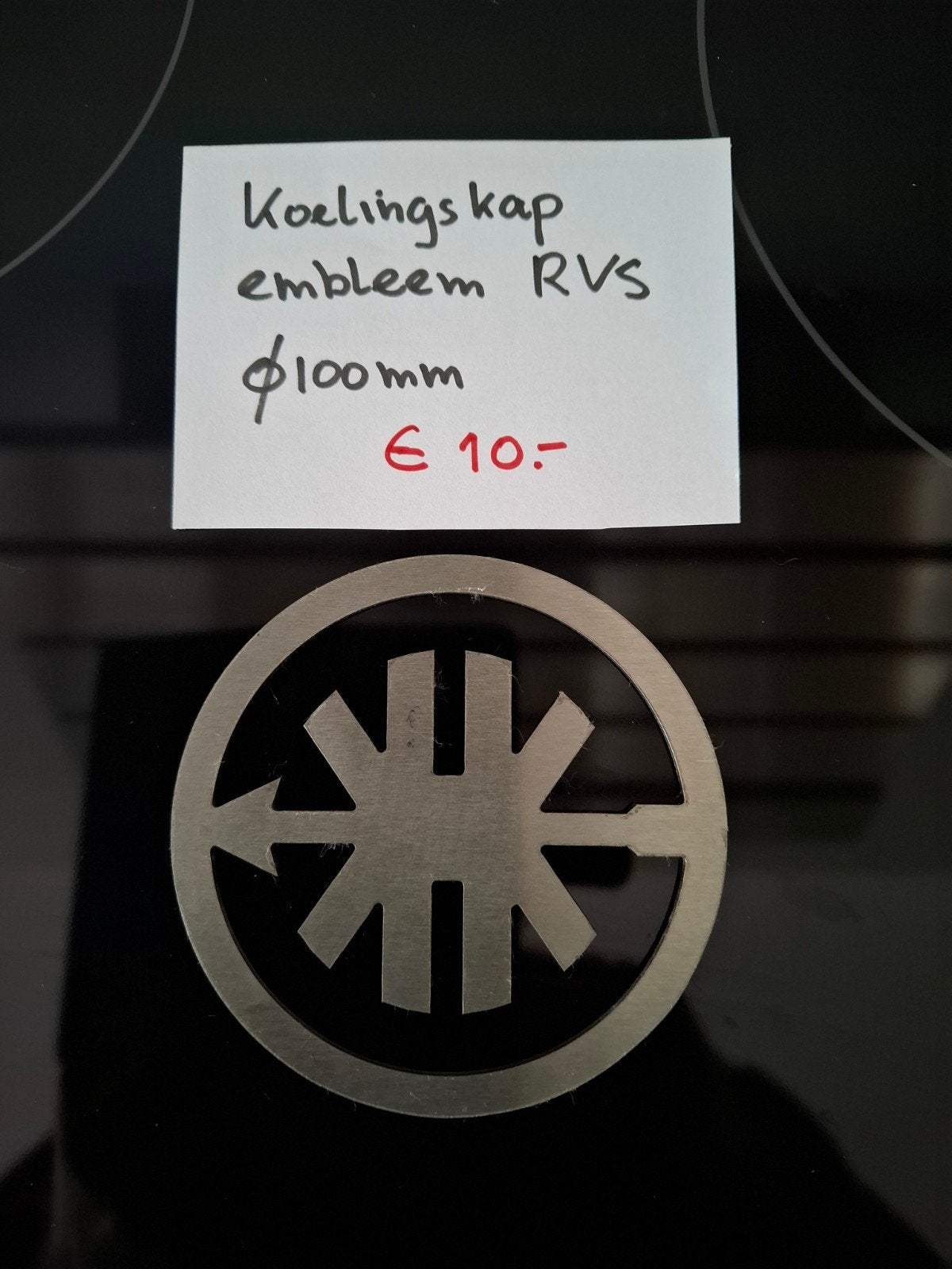 nieuwe Rvs   embleem  Kreidler Florett., Ophalen of Verzenden, Nieuw, Update