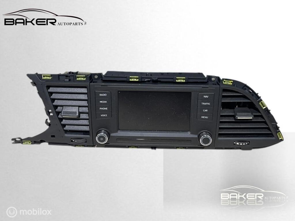 Navigatie display Seat Leon 5F FR ('13->) 5F0919603A, Gebruikt, Ophalen of Verzenden, Seat