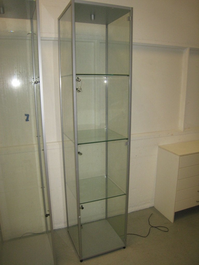 Moderne professionele aluminium vitrinekast (II), Niet ingevuld, Gebruikt, Niet ingevuld, Niet ingevuld