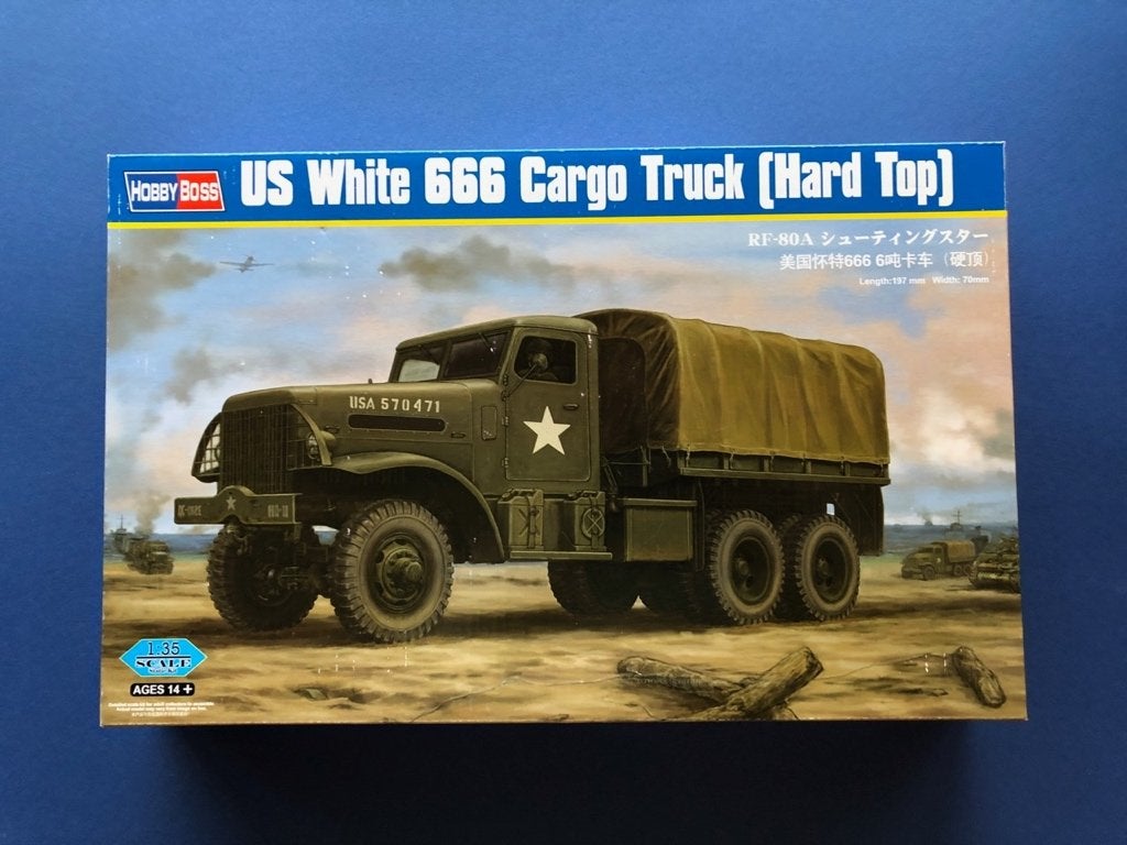 HobbyBoss	83801	US White 666 Cargo Truck (Hard Top)	1/35, Overige merken, Verzenden, 1:32 tot 1:50, Nieuw