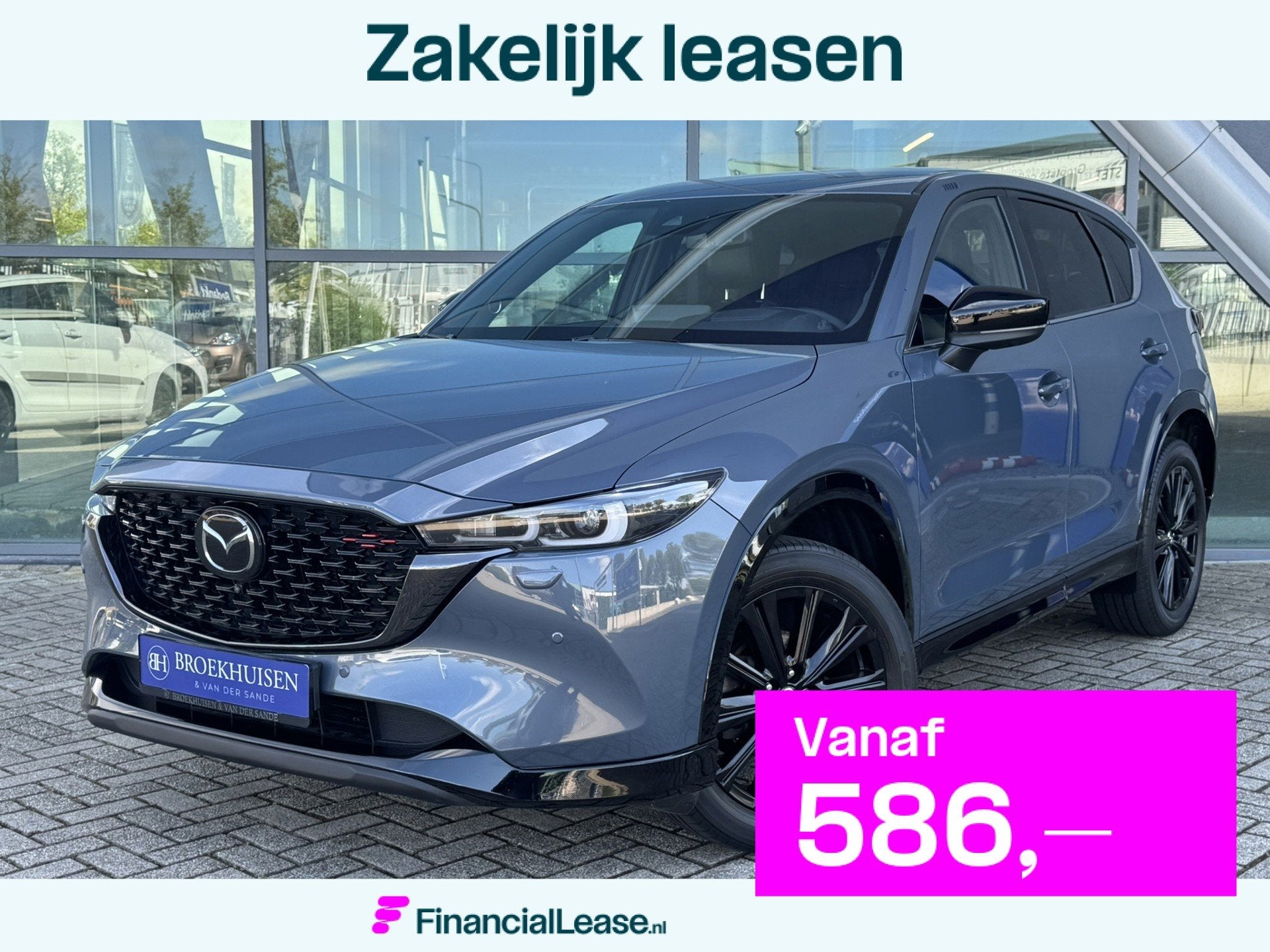 Mazda CX-5 2.0 e-SkyActiv-G M Hybrid 165pk Homura Automaat /, Gebruikt, Zwart, 4 cilinders, Bedrijf