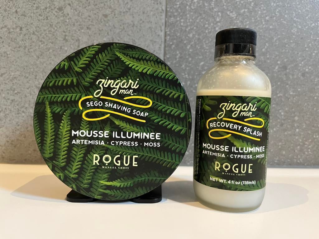 Wetshaving set Zingari Mousse Illuminee, Ophalen of Verzenden, Gebruikt, Gehele gezicht