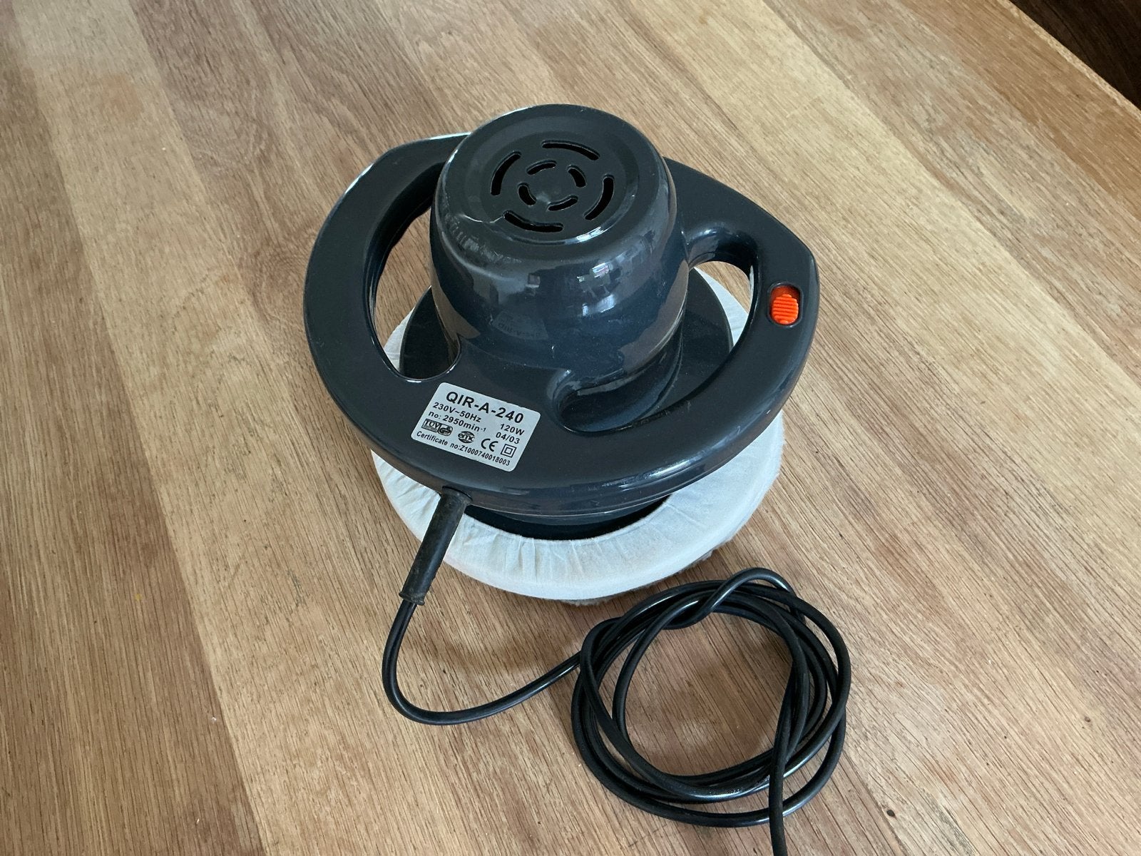 QIR-A-240 Polijstmachine / 120W, Ophalen of Verzenden, Gebruikt, Minder dan 600 watt, Overige typen