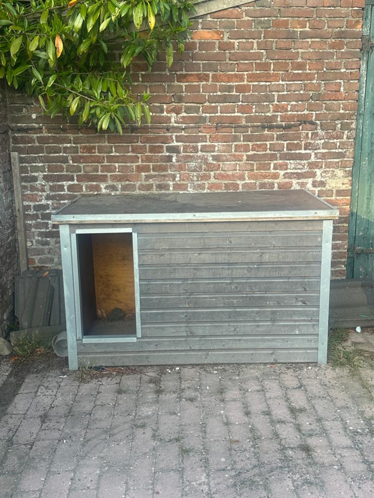 Hondenhok geïsoleerd met vloerverwarming, Dieren en Toebehoren, Ophalen, 65 tot 100 cm, Hondenhok, 110 cm of meer