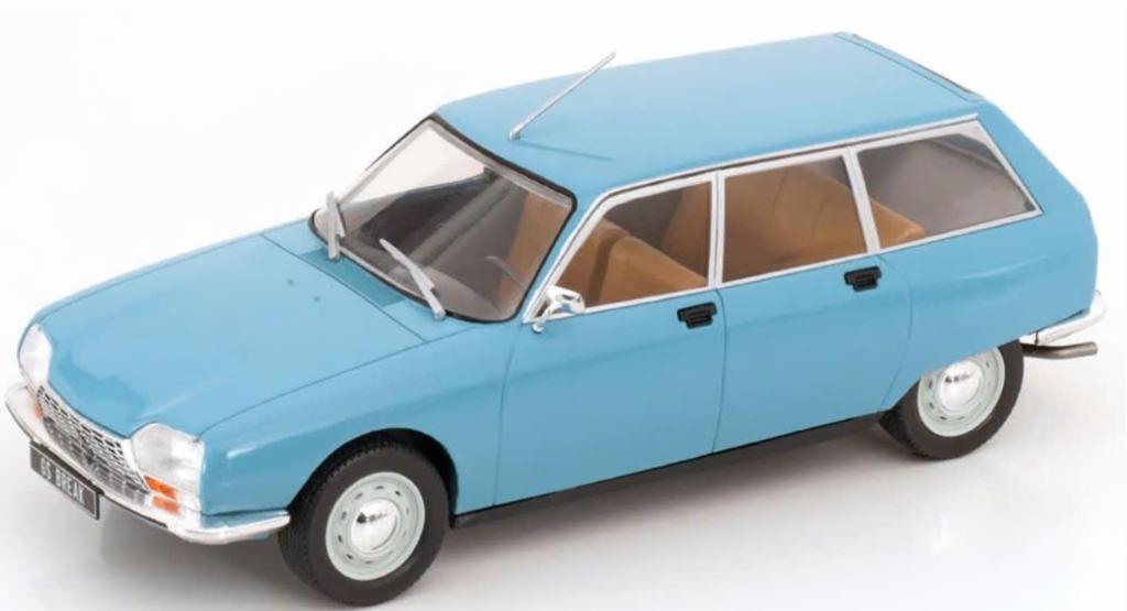 Citroen GS break 1971 Blauw schaal 1/24 WHITEBOX WB124209