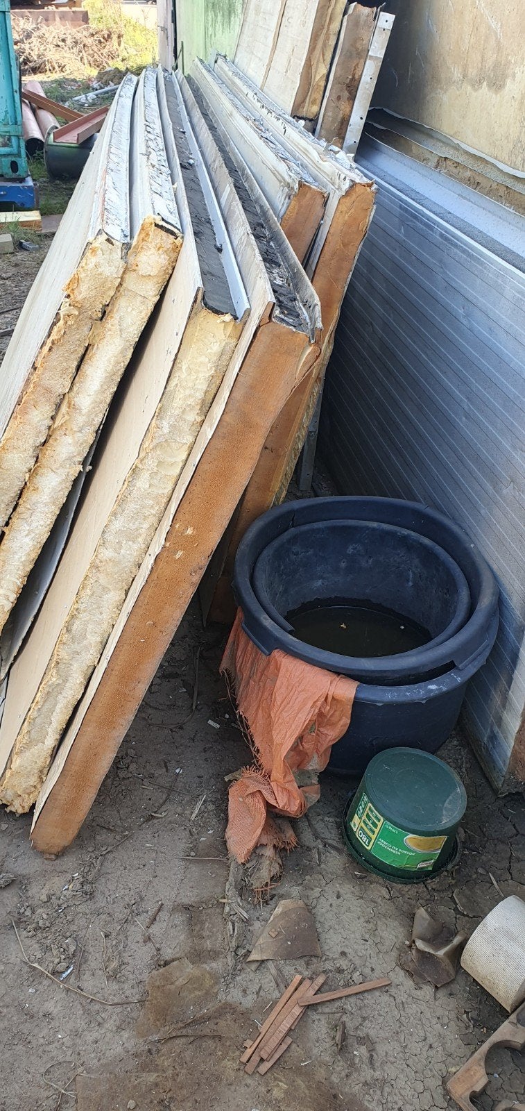 Isolatiepanelen - Gebruikt, diverse afmetingen, Doe-het-zelf en Verbouw, Ophalen, Gebruikt, Hardschuim (Pir), 15 m² of meer
