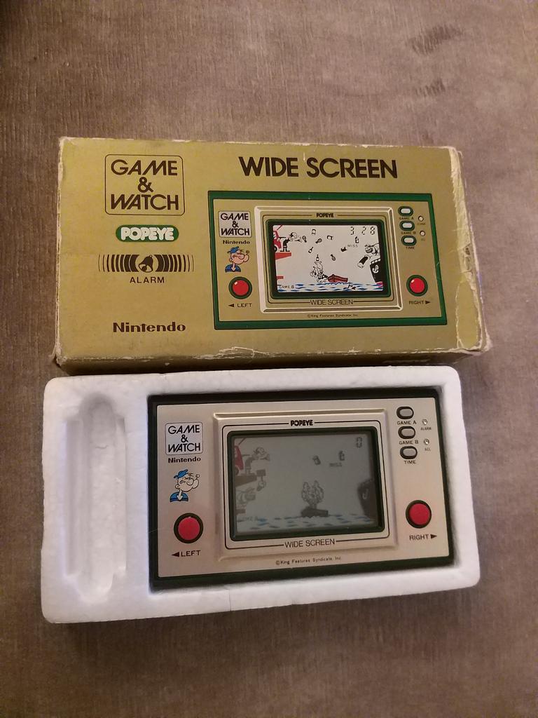 Nintendo Game & Watch Popeye Wide Screen (PP-23), Spelcomputers en Games, Avontuur en Actie, Gebruikt, 1 speler, Ophalen of Verzenden