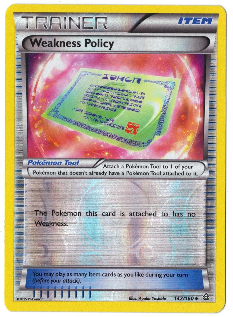 Primal Clash,  Weakness Policy [reverse] 142/160, Verzenden, Nieuw, Losse kaart