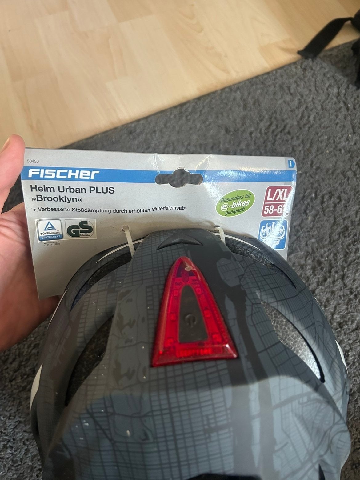 Fischer Urban PLUS "Brooklyn" Fietshelm L/XL 58-61cm, Ophalen of Verzenden, Nieuw, L, Heer of Dame