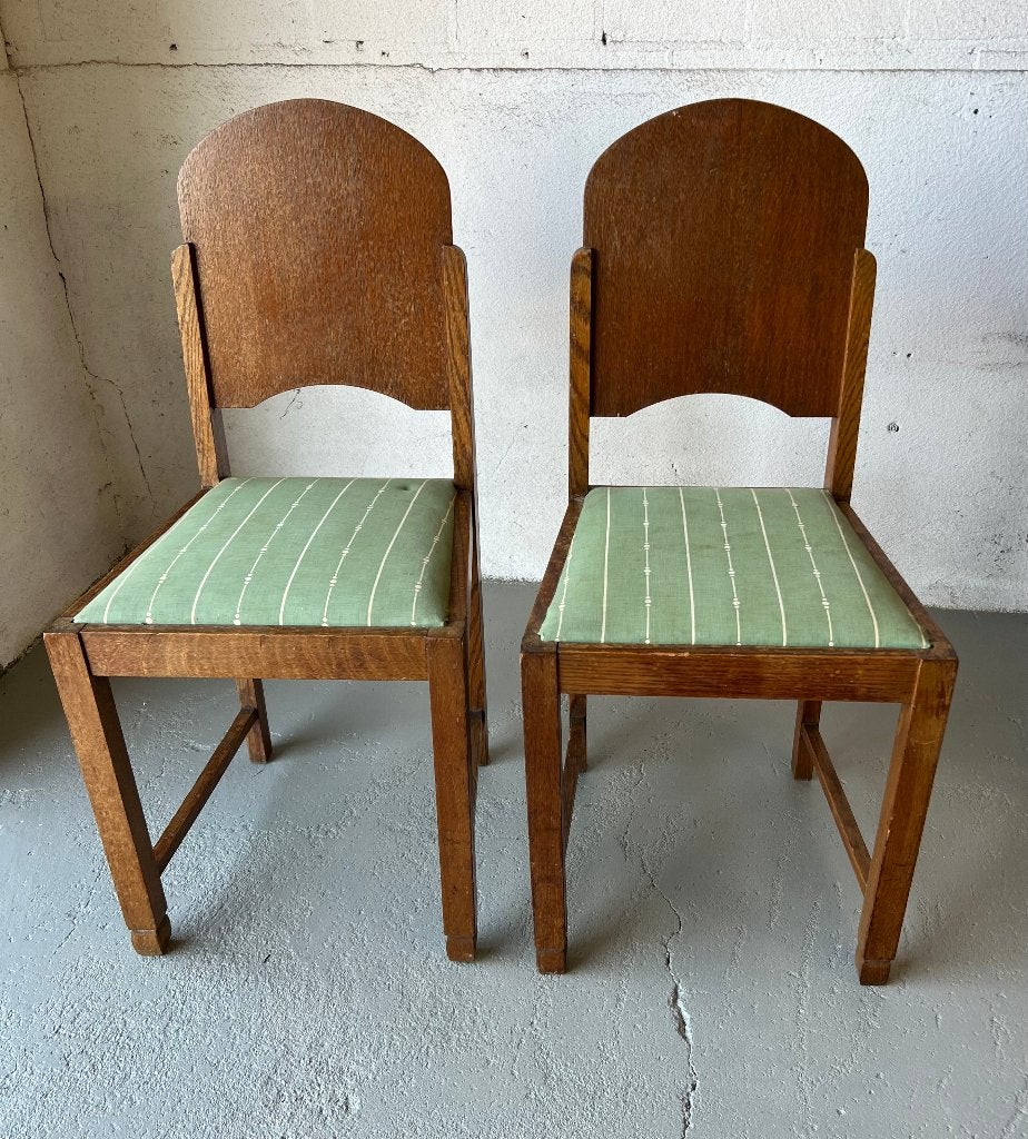 2 eetkamerstoelen, Ophalen, Hout, Gebruikt, Twee