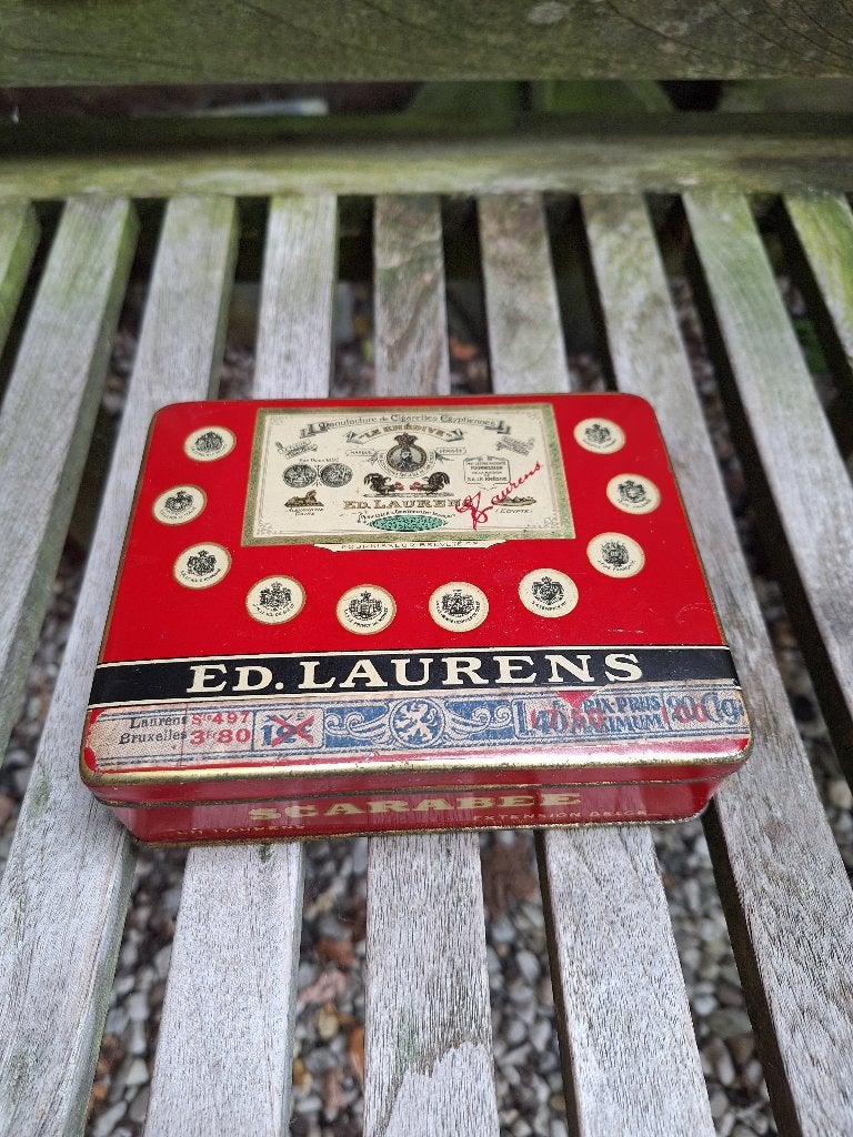 Vintage blikken, Ophalen of Verzenden, Gebruikt, Koek(jes), Overige merken