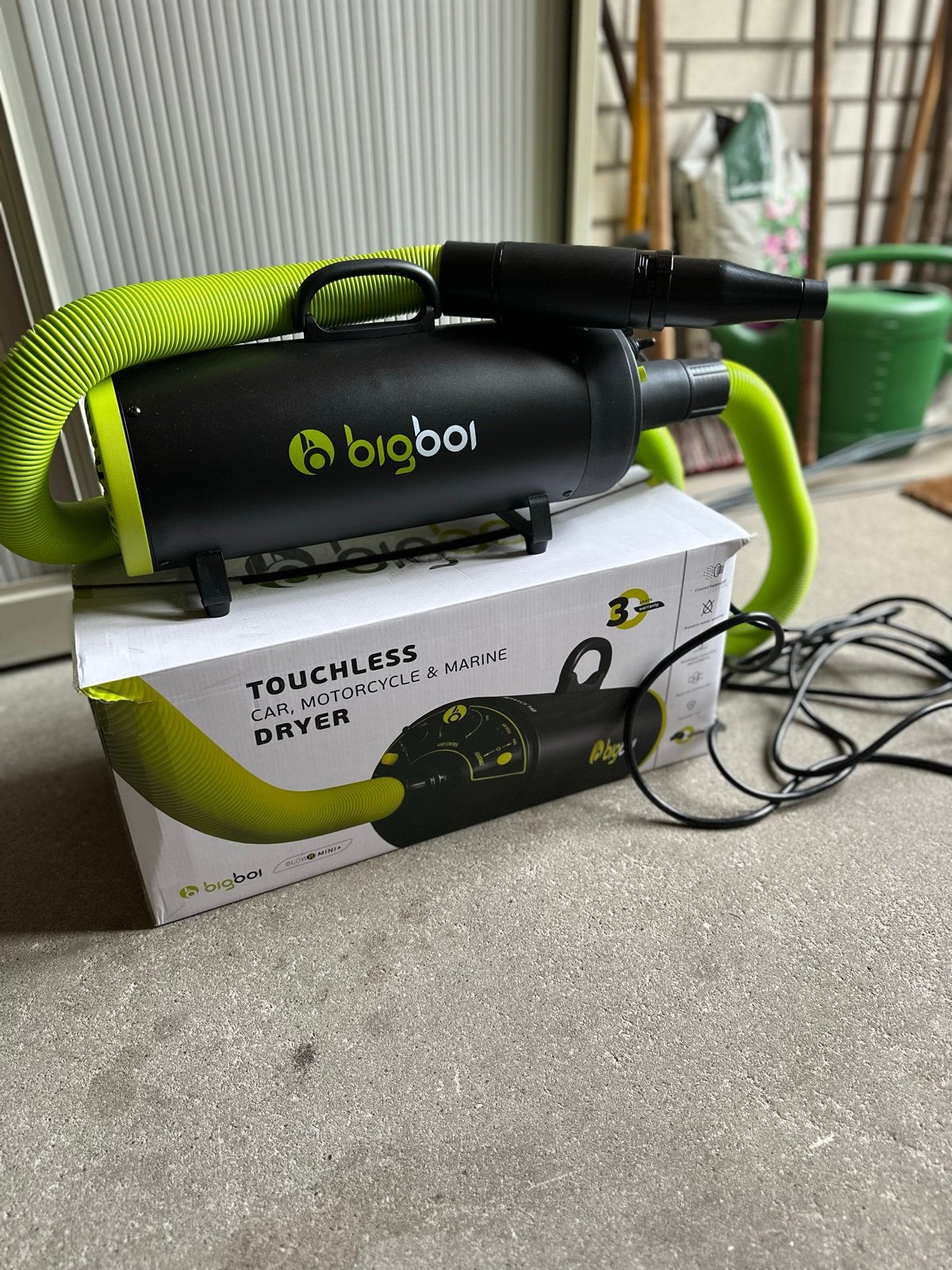 BigBoi BlowR Mini+ touchless droger - Zo goed als nieuw!, Ophalen of Verzenden