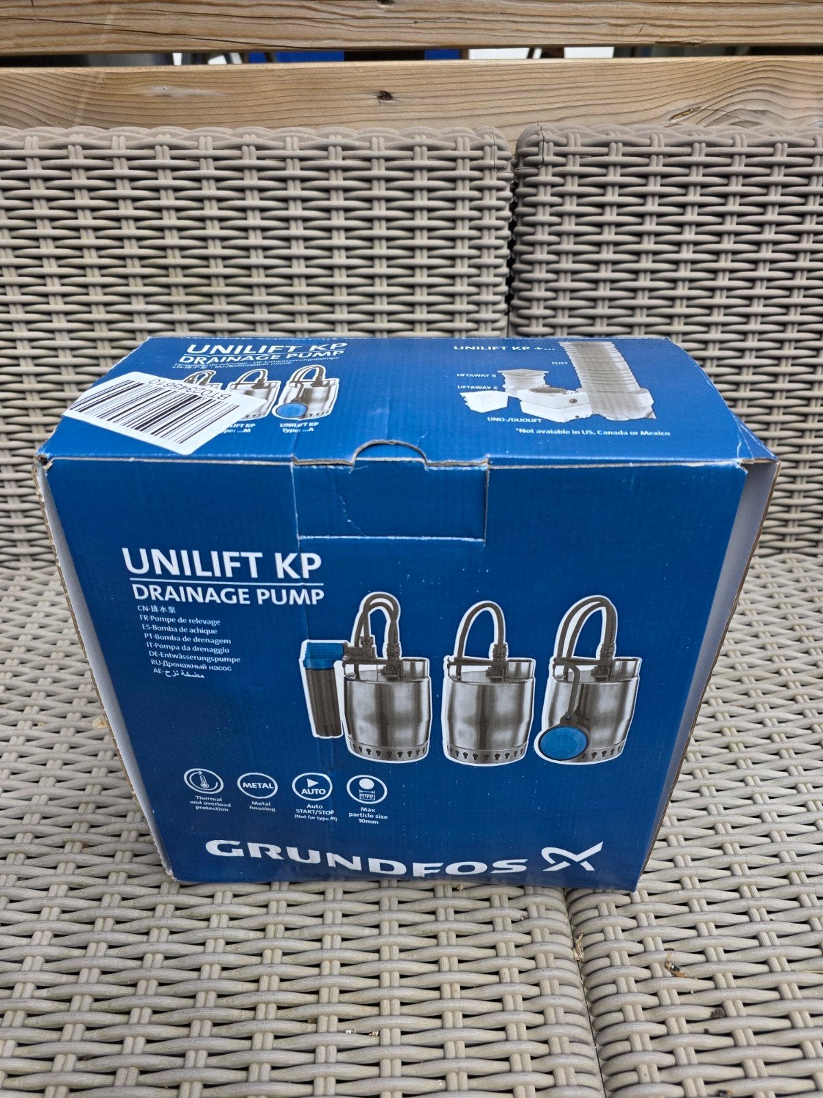 Grundfos Vuilwaterpomp Unilift KP250 M1 Nieuw in Doos!, Ophalen of Verzenden, Nieuw, Dompelpomp
