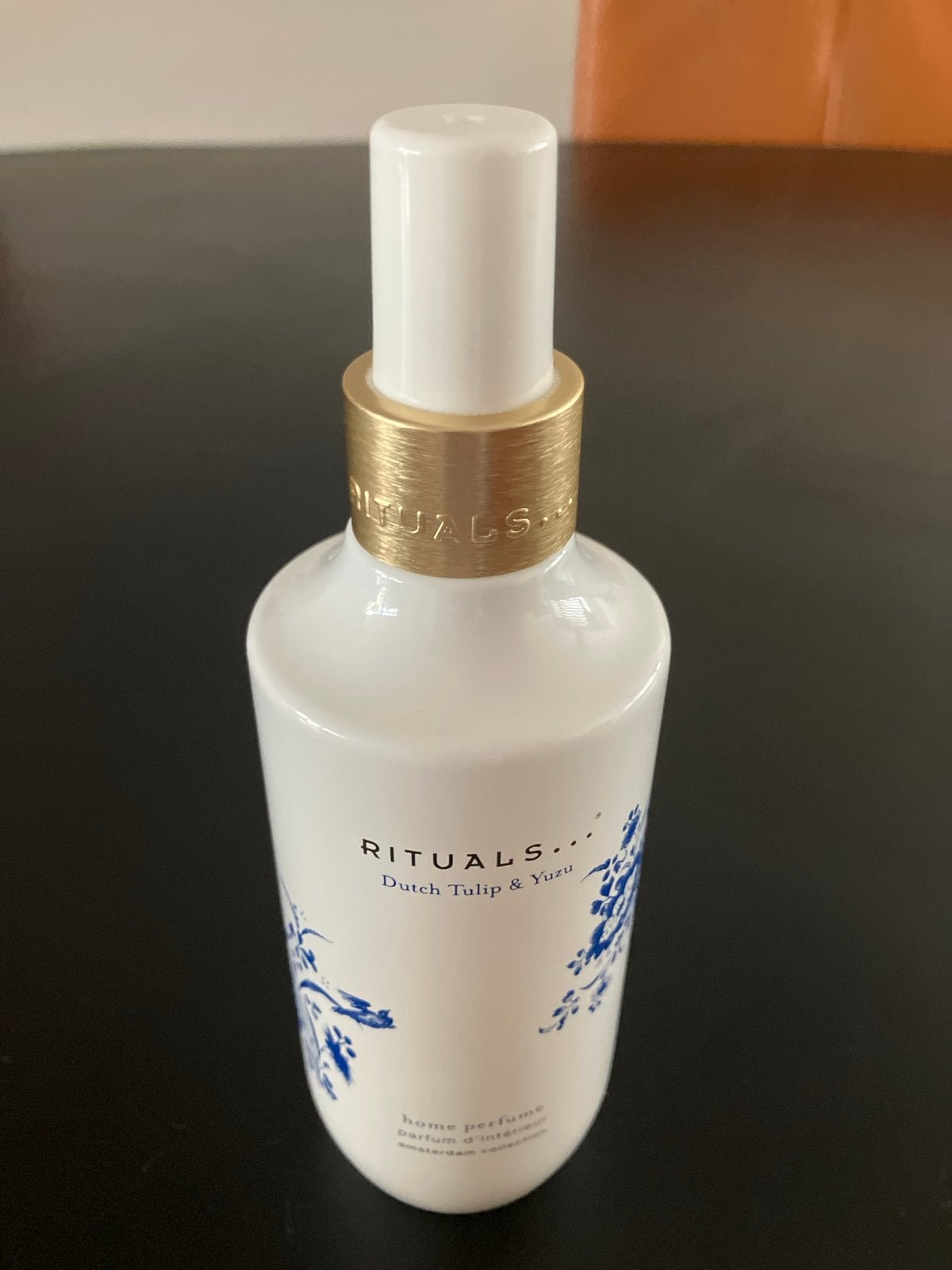 Gratis Rituals Dutch Tulip & Yuzu leeg home perfume flesje, Ophalen, Gebruikt, Wit, Steen/keramiek