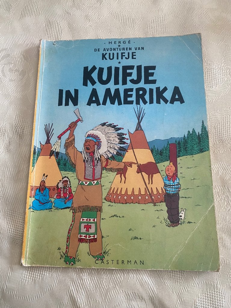 Kuifje in Amerika - De Avonturen van Kuifje, Boeken, Gelezen, Eén stripboek, Ophalen of Verzenden, Hergé