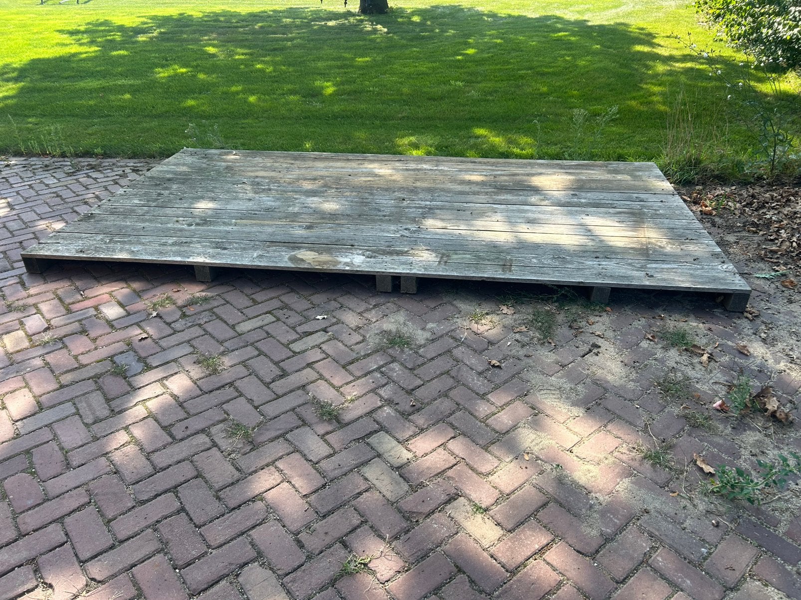 Pallet, Doe-het-zelf en Verbouw, Hout en Planken, Ophalen, Minder dan 25 mm, Zo goed als nieuw, 300 cm of meer