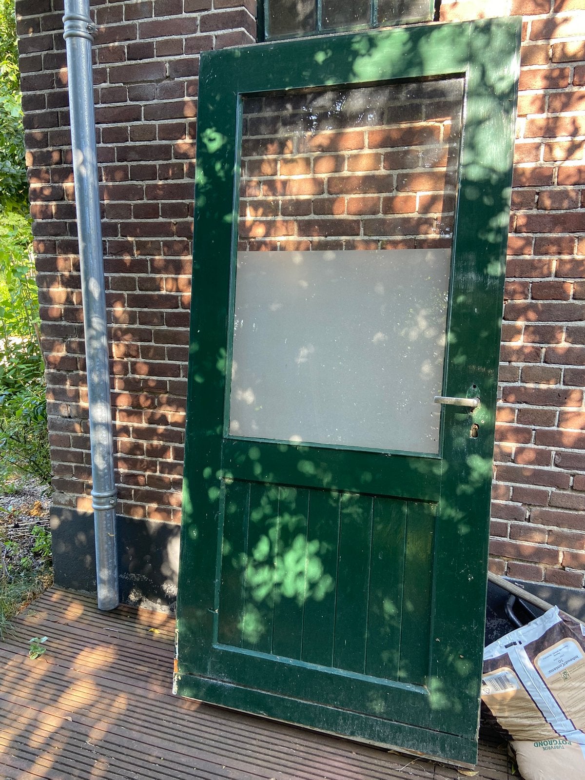 Gratis Buitendeur 94,5 x 199, Ophalen, Zo goed als nieuw, Buitendeur, Minder dan 200 cm