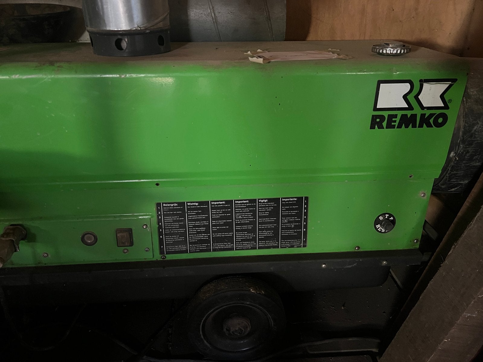 Remko Afzuiging / Diesel Heater - Krachtige Verwarming, Ophalen, Gebruikt, Afzuiger