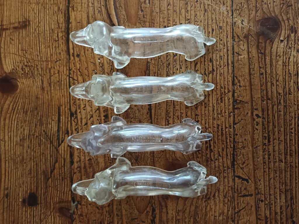 4x MESSENLEGGERS vintage 70-er jaren, Ophalen of Verzenden