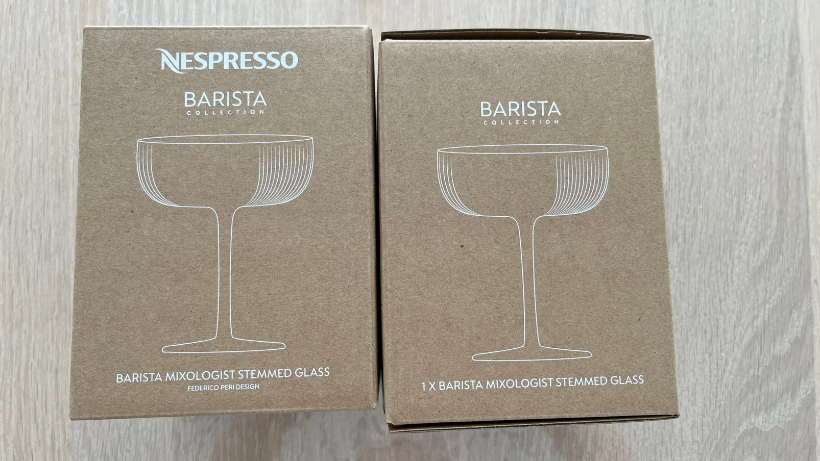 Nespresso  2 barista glazen nieuw, Ophalen of Verzenden, Nieuw, Overige typen