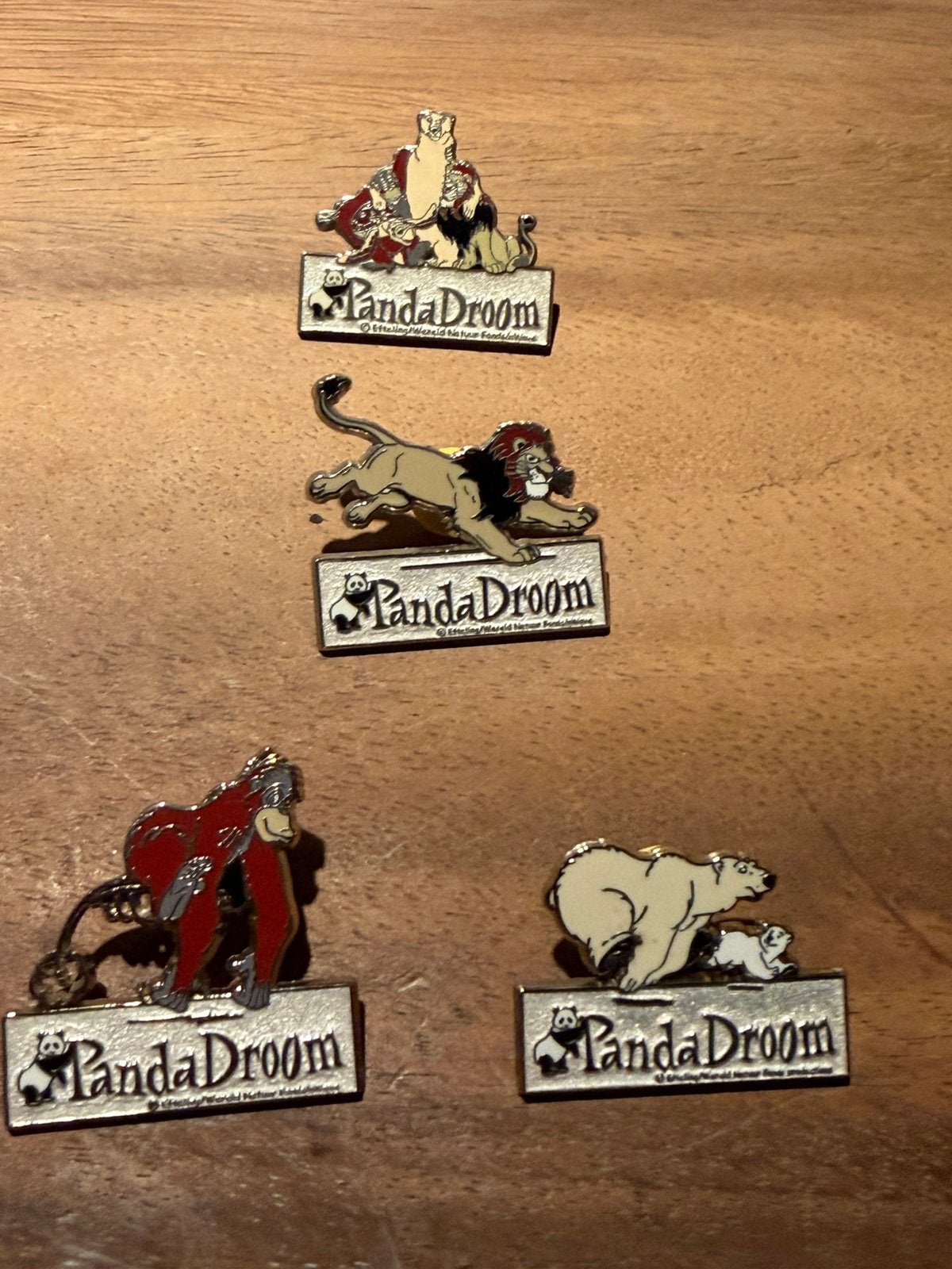 Efteling pins Pandadroom, Verzamelen, Efteling, Ophalen of Verzenden, Zo goed als nieuw, Button of Speldje