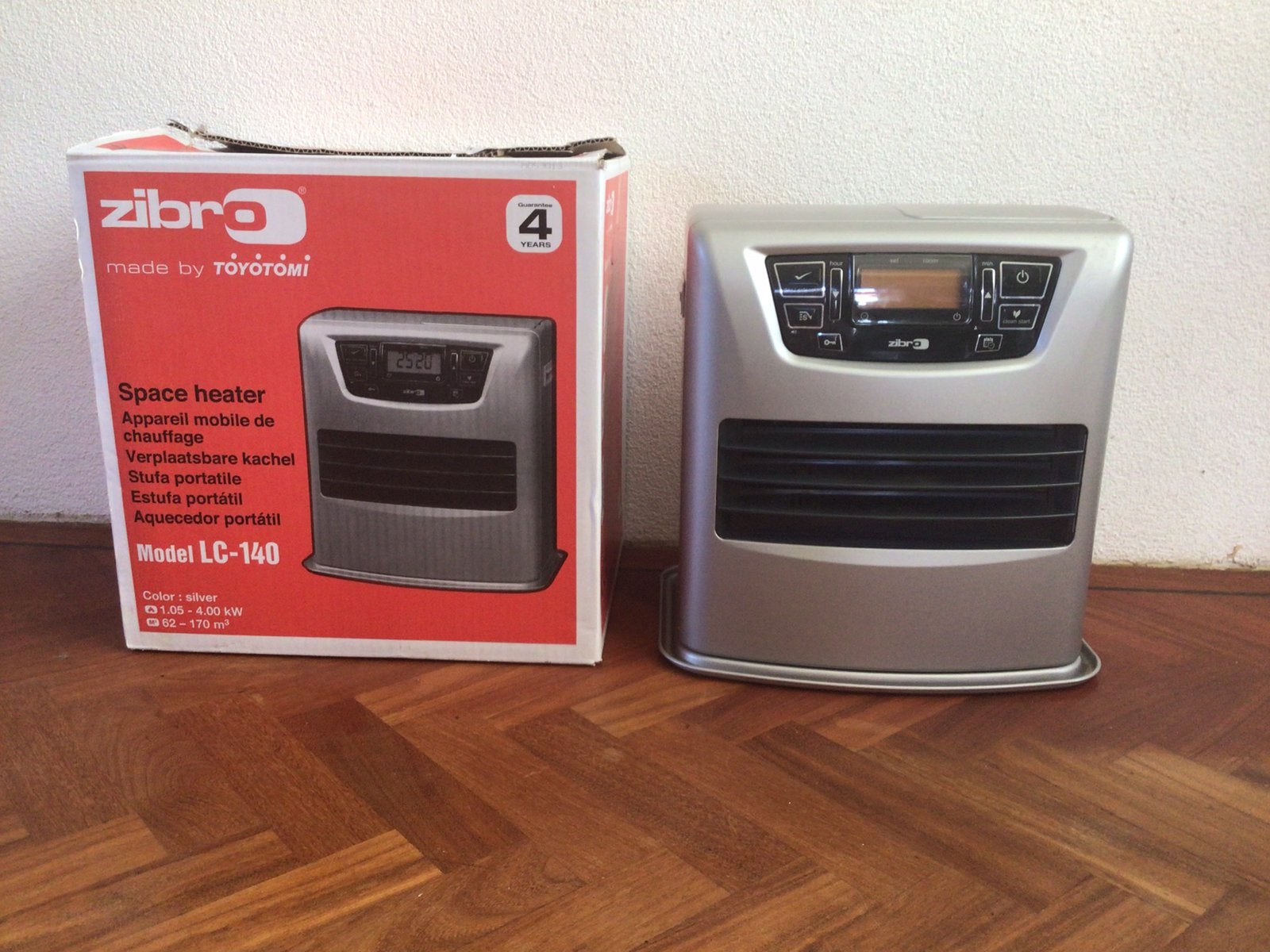Zibro laserkachel LC 140 4000 Watt. Prima staat, Huis en Inrichting, Ophalen, Gebruikt, Overige brandstoffen, Petroleumkachel