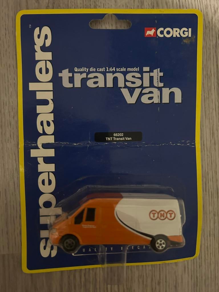 Corgi die cast 1:64 TNT Tansit Van TNT superhaulers 66202, Hobby en Vrije tijd, Ophalen of Verzenden, Nieuw, Auto