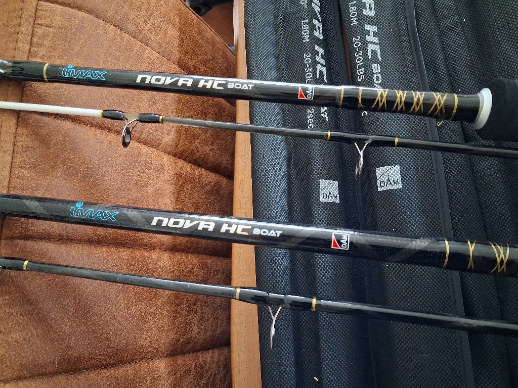 DAM IMAX Nova Hardcore Boat hengels (20-30lbs) 1.80/2.10m, Watersport en Boten, Tinstraat, Werphengel, Nieuw, Ophalen of Verzenden