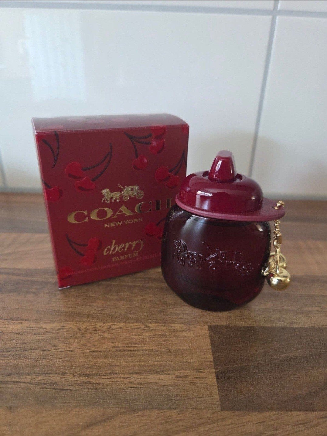 Coach New York Cherry Parfum 30ML, Ophalen of Verzenden, Zo goed als nieuw