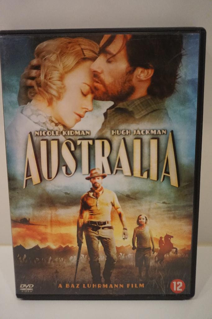 Australia DVD (Nicole Kidman, Hugh Jackman) - Australië film, Vanaf 12 jaar, Ophalen of Verzenden, Zo goed als nieuw