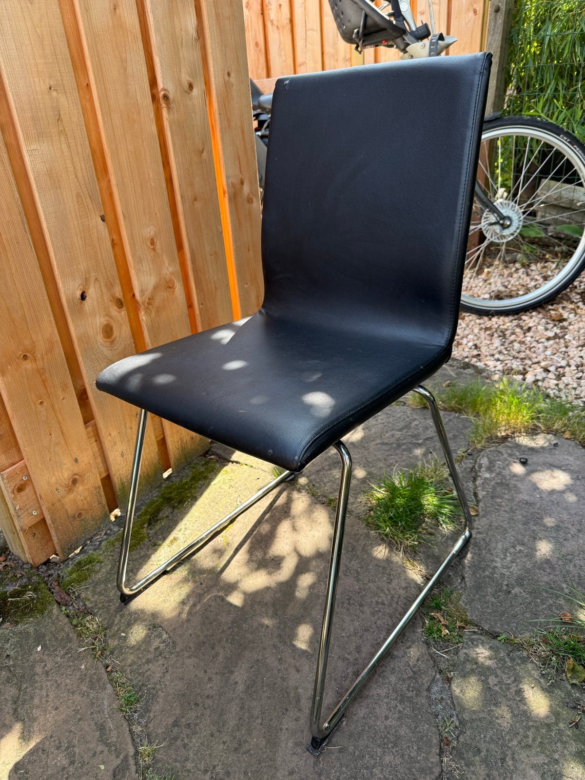 IKEA LILLÅNÄS stoelen - set van 4, Ophalen, Gebruikt, Zwart, Vier