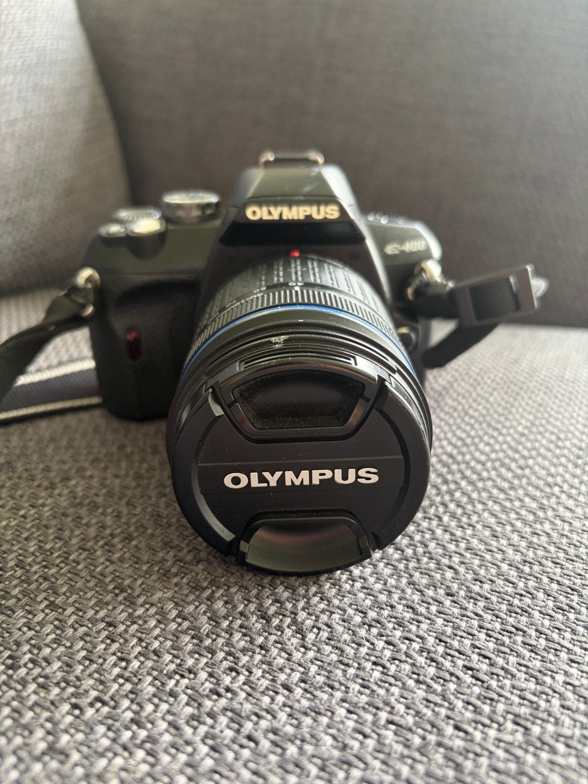 Olympus E-400 Spiegelreflexcamera met 2 lenzen en tas, Gebruikt, Spiegelreflex, Ophalen of Verzenden, Olympus