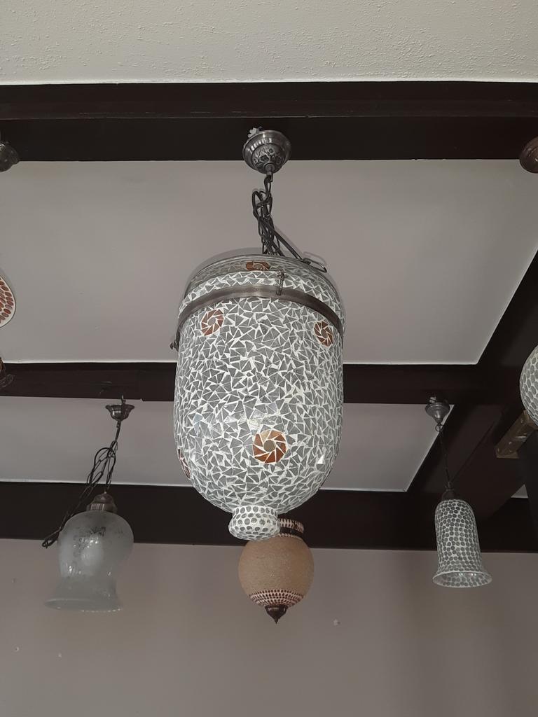 Mozaiekhanglamp, Ophalen of Verzenden, Glas