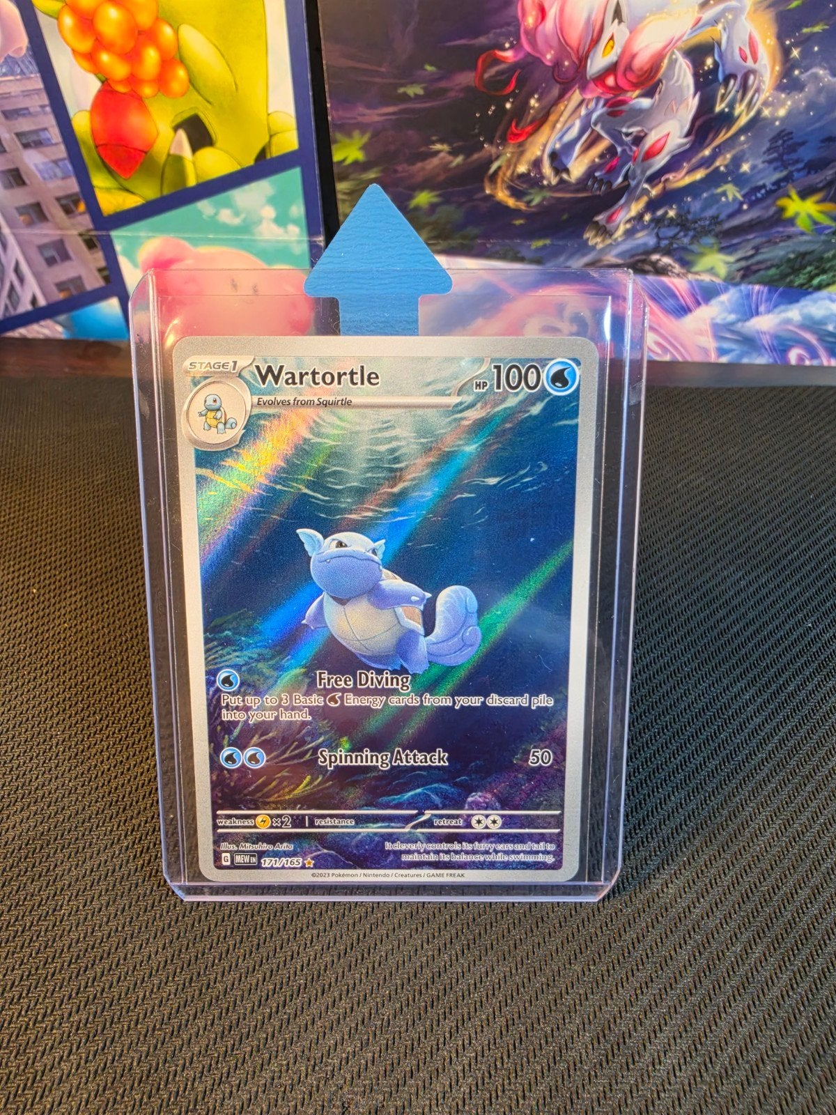 Wartortle 171/165 – Illustration Rare uit Pokémon 151, Ophalen of Verzenden, Nieuw