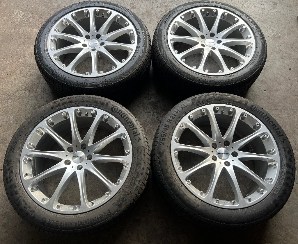 5x120 21 inch Org Hartge Volkswagen Amarok Velgen + Banden, Ophalen, Gebruikt, 265 mm, Banden en Velgen