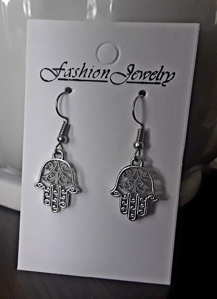 Oorbellen Hamsa, Hand van Fatima, Oog van Fatima, Overige materialen, Hangers, Nieuw, Ophalen of Verzenden