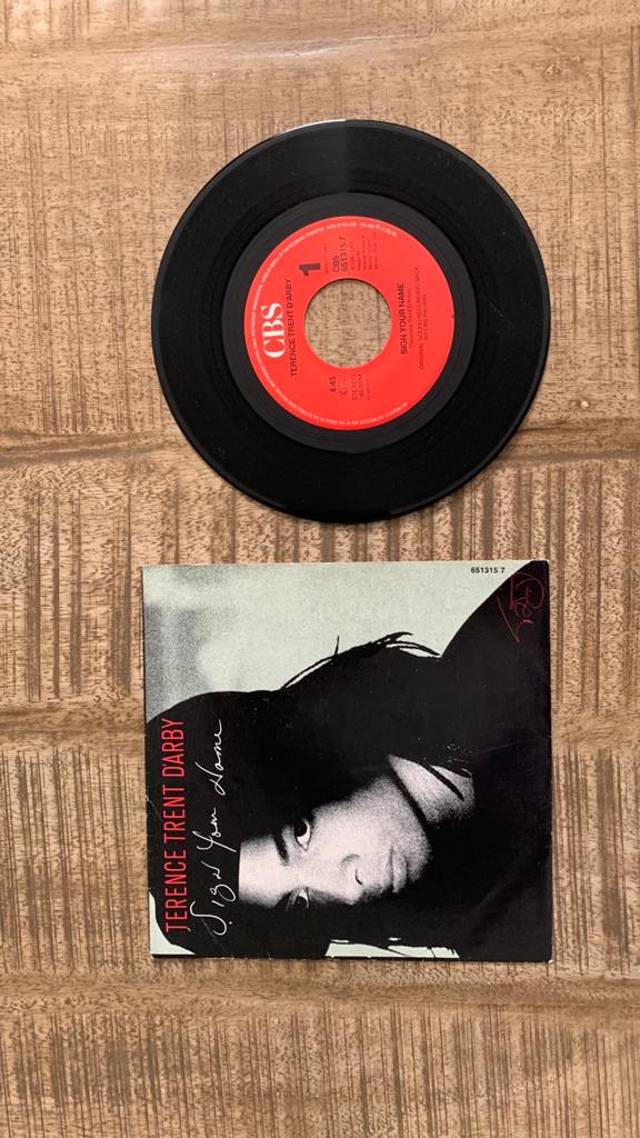 Single Terence Trent D’arby Sign your name, Gebruikt, 1985 tot 2000, Ophalen of Verzenden, Originele persing