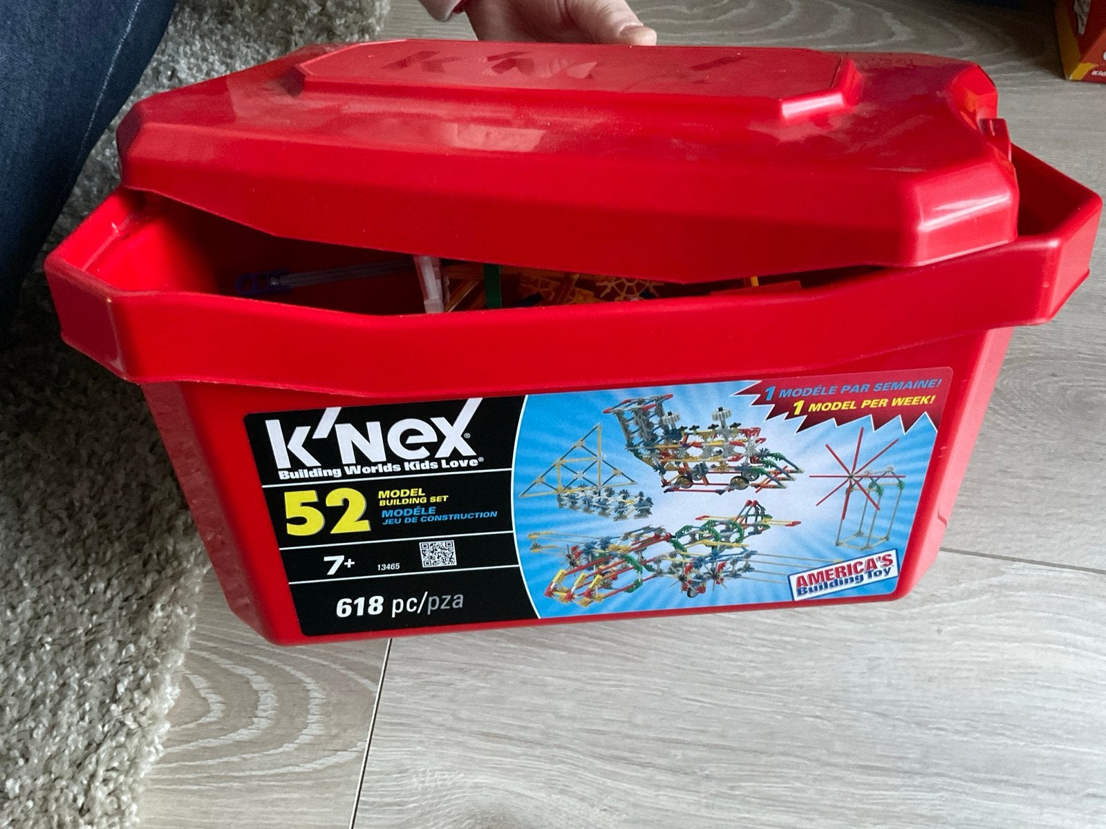 K'nex 52 Model Bouwset - 618 onderdelen, Ophalen of Verzenden, Zo goed als nieuw, K'nex