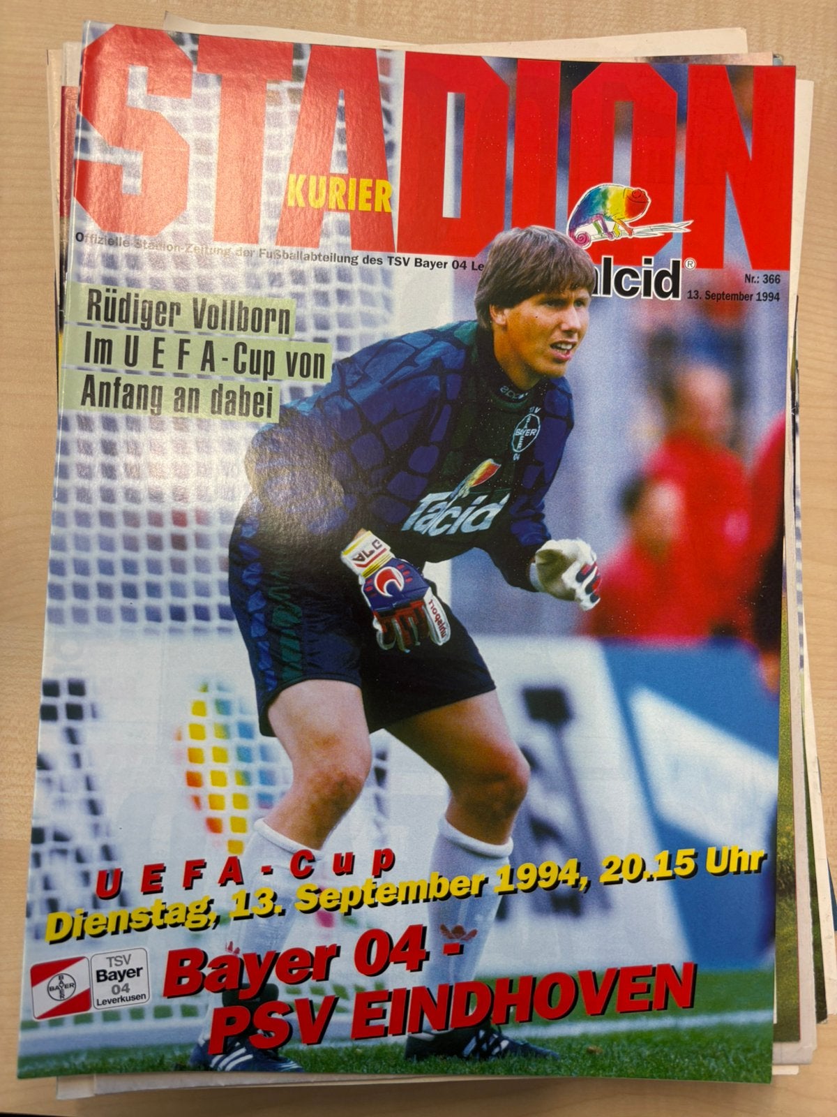 Bayer 04 Leverkusen - PSV programmaboekje, Verzamelen, Ophalen of Verzenden, Zo goed als nieuw, PSV, Boek of Tijdschrift