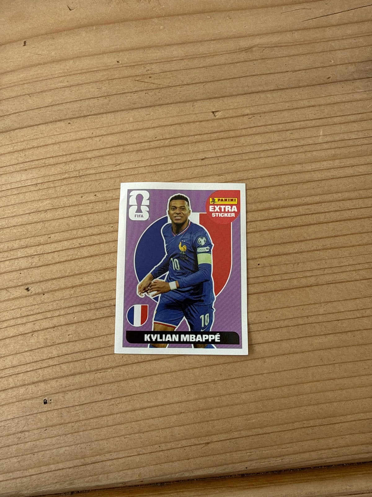 Kylian Mbappé Panini Extra Sticker FIFA World Cup 2026, Ophalen, Nieuw, Sport