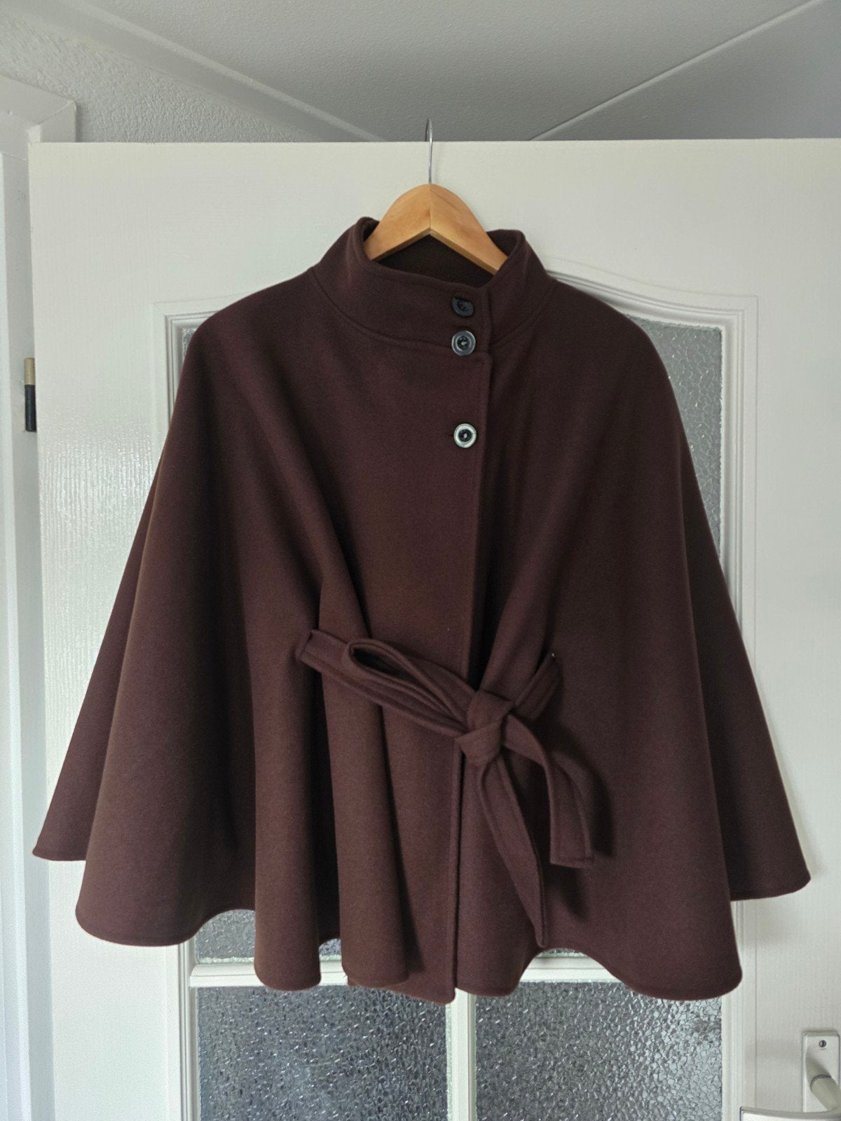 nieuw poncho bruin, Kleding | Dames, Ophalen of Verzenden, Nieuw, Bruin
