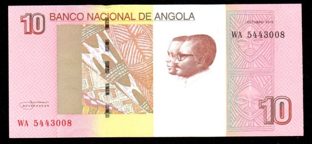 Bankbiljet - Angola 10 Kwanzas 2012 - UNC., Postzegels en Munten, Bankbiljetten | Afrika, Ophalen of Verzenden, Overige landen