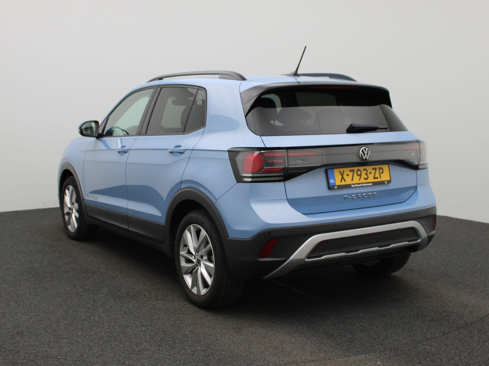Volkswagen T-Cross 1.0 TSI Life Edition 110 PK | EM | Automa, Auto's, Volkswagen, 12 maanden, Blauw, 116 pk, Bedrijf