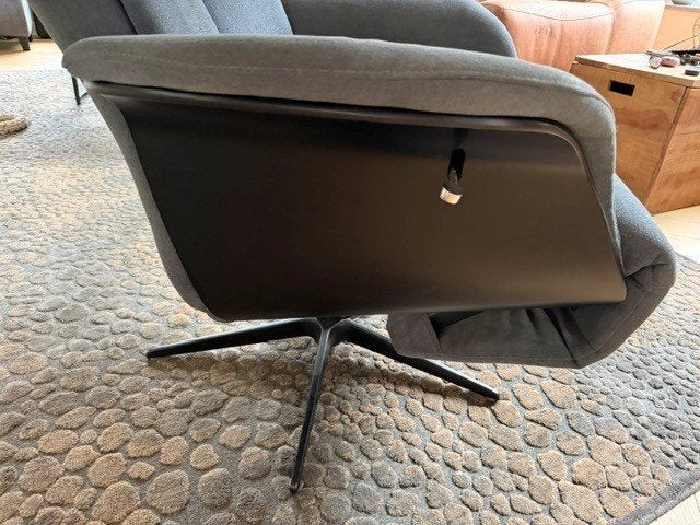 Mooie en moderne relax fauteuil ( antracite), Ophalen, Zo goed als nieuw, 75 tot 100 cm, Modern
